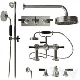 Samuel heath style modern mixer filler shower